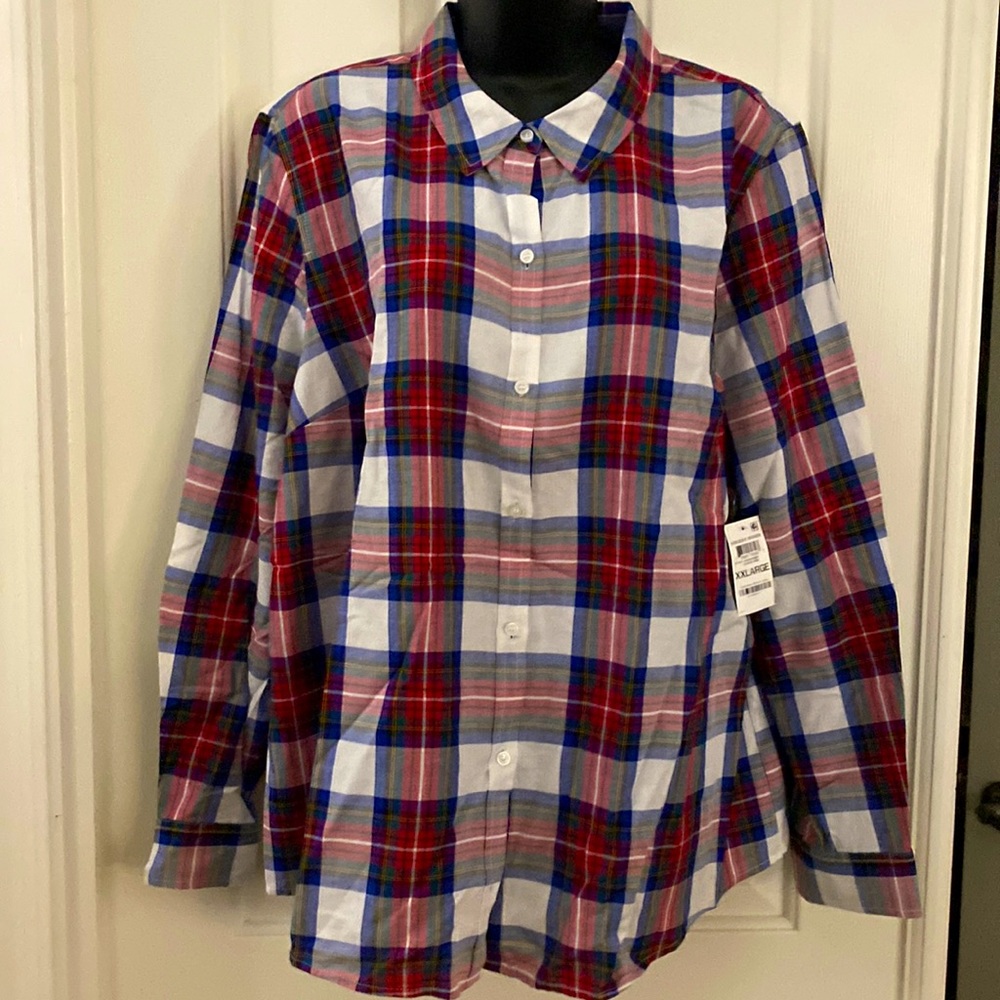 Charter Club NWT Holiday Woven Blouse